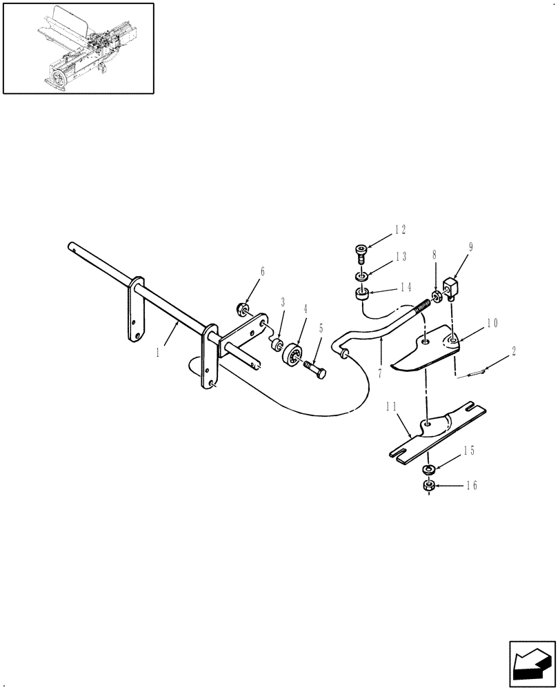 Схема запчастей Case IH SB531 - (68.180.08) - TWINE FINGER & LEVER (68) - TYING/WRAPPING