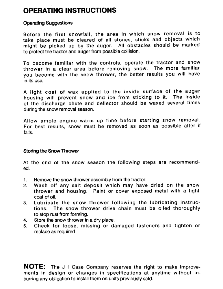 Схема запчастей Case IH ST148 - (37) - OPERATING INSTRUCTIONS 