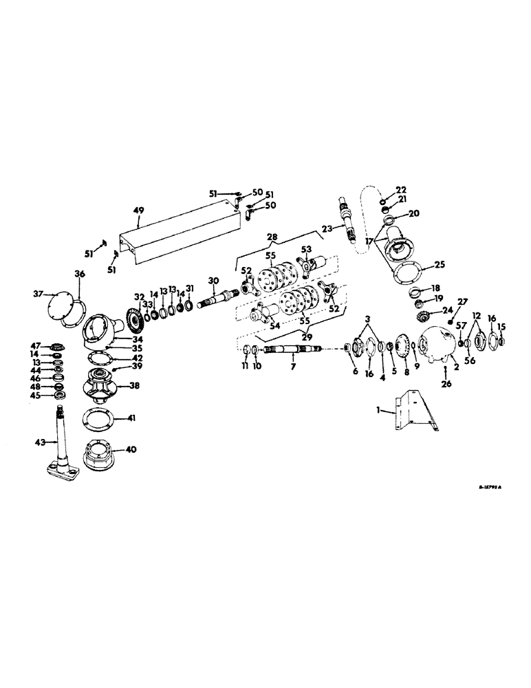 Схема запчастей Case IH 711 - (R-05) - GEAR HOUSING 