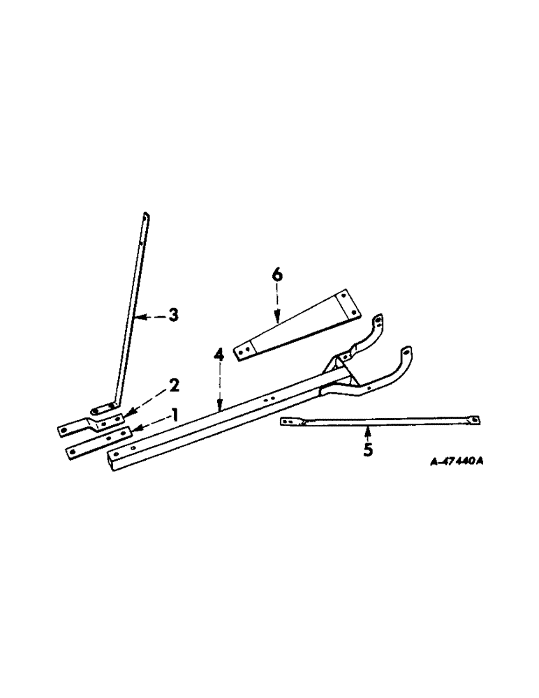 Схема запчастей Case IH 449A - (E-10) - HITCH, NOS. 449 AND 450 PLANTERS 