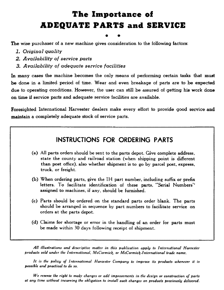 Схема запчастей Case IH V-392 - (2) - INTRODUCTION 