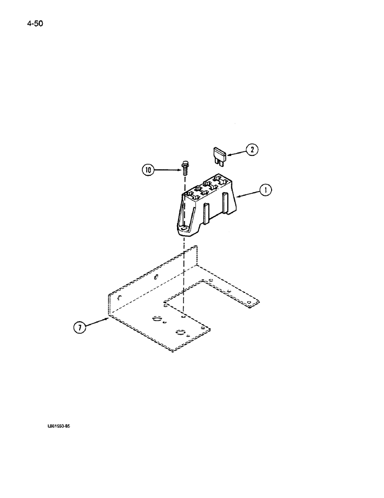 Схема запчастей Case IH 1640 - (4-50) - FUSE AND FUSE BLOCK (06) - ELECTRICAL