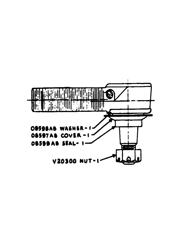 Схема запчастей Case IH 700 - (167) - PARTS FOR 2664AA END, A7854 TIE ROD, A8794 TIE ROD, A8978 DRAG LINK AND A8750 DRAG LINK (06) - POWER TRAIN