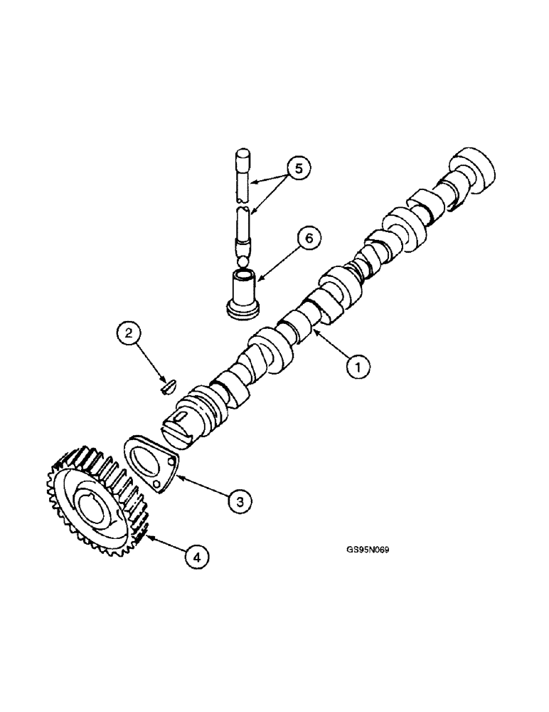 Схема запчастей Case IH D-312 - (9A-12) - CAMSHAFT AND RELATED PARTS 