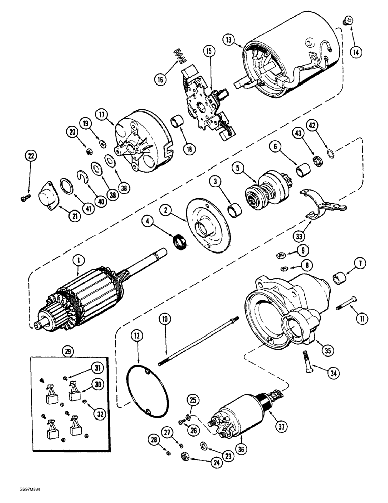 Схема запчастей Case IH 1660 - (4-66) - FEEDER REVERSER MOTOR (06) - ELECTRICAL