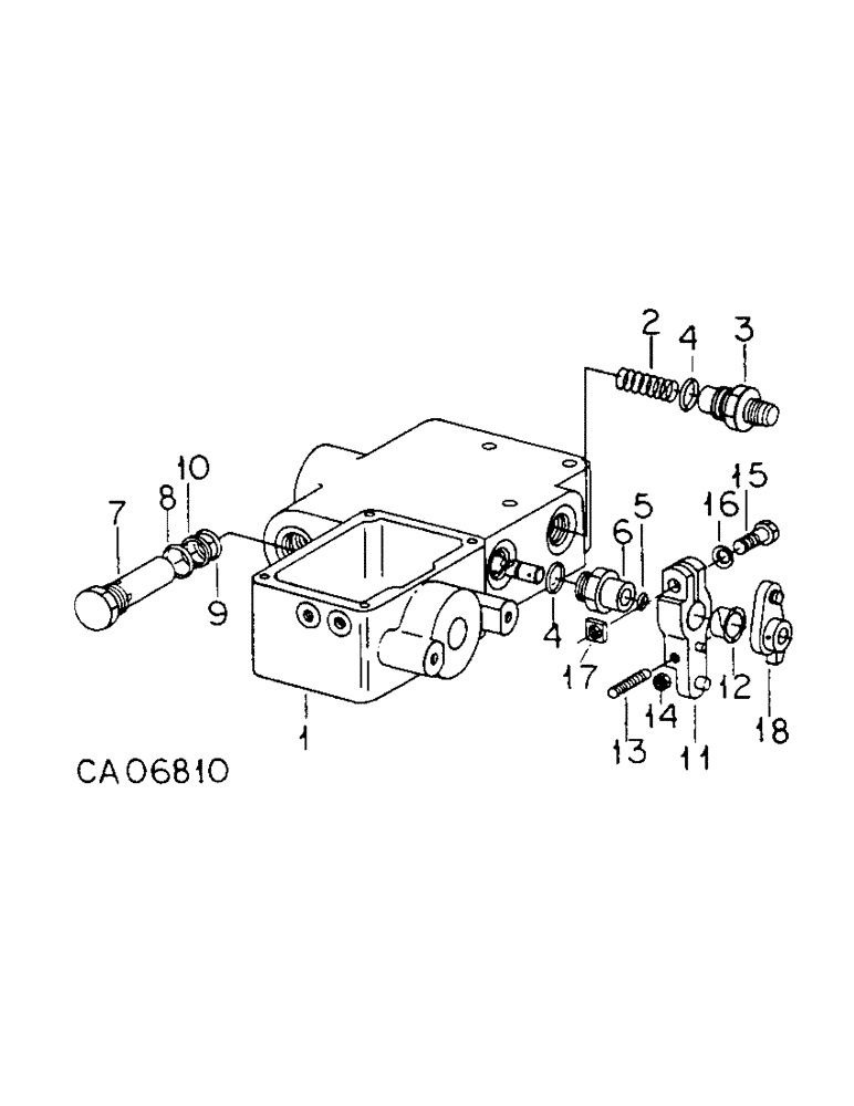 Схема запчастей Case IH 6588 - (10-21[A]) - HYDRAULICS, PRIORITY VALVE TRACTORS WITH DRAFT CONTROL (07) - HYDRAULICS