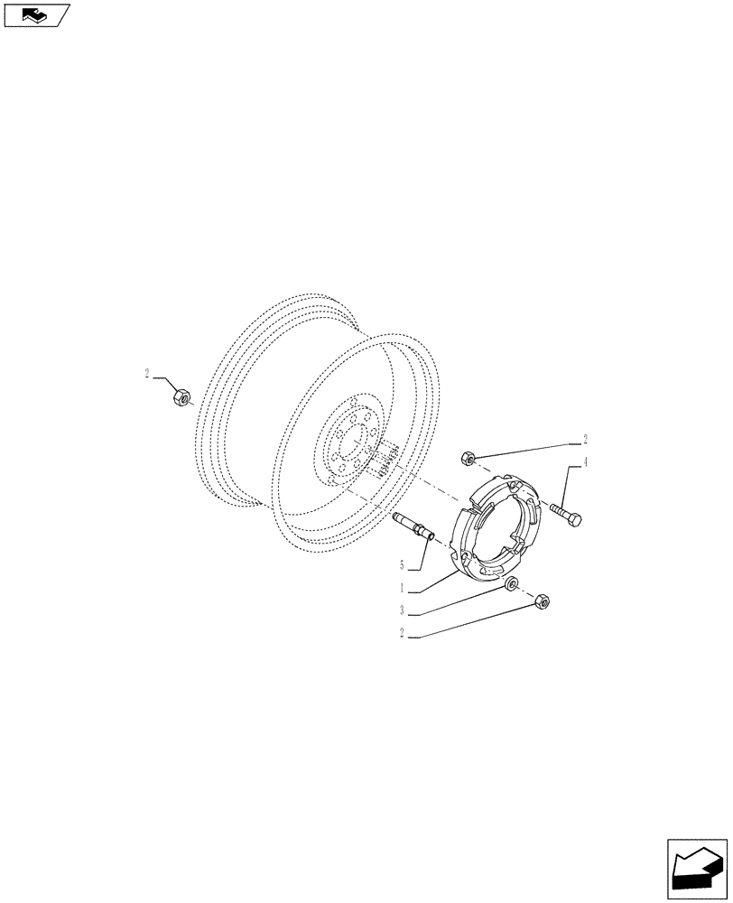 Схема запчастей Case IH PUMA 185 - (37.140.0502) - REAR BALLAST FOR ADJUSTABLE REAR WHEELS - REAR BALLAST ADAPTATION RINGS 500 KG AND 682 KG (VAR.743432-743431) (37) - HITCHES, DRAWBARS & IMPLEMENT COUPLINGS