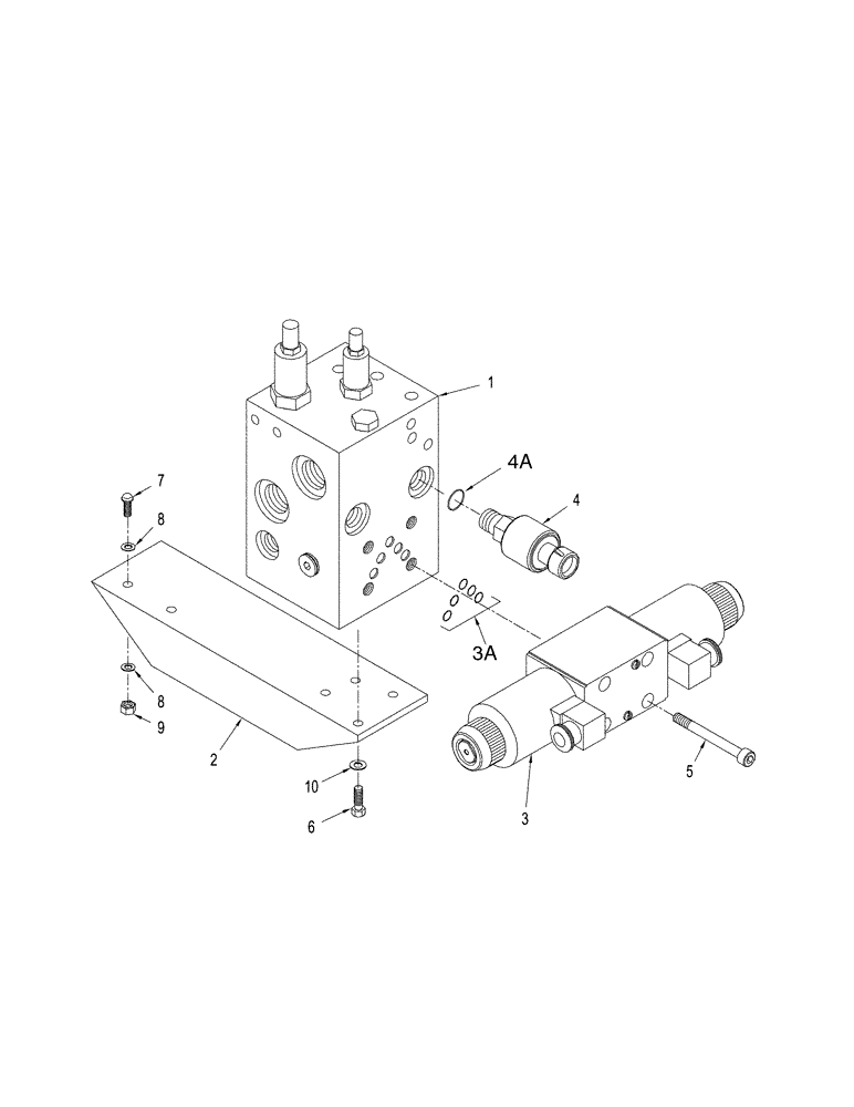 Схема запчастей Case IH STX450 - (05-11) - ACCUGUIDE - MANIFOLD / STEERING VALVE & MOUNTING (05) - STEERING