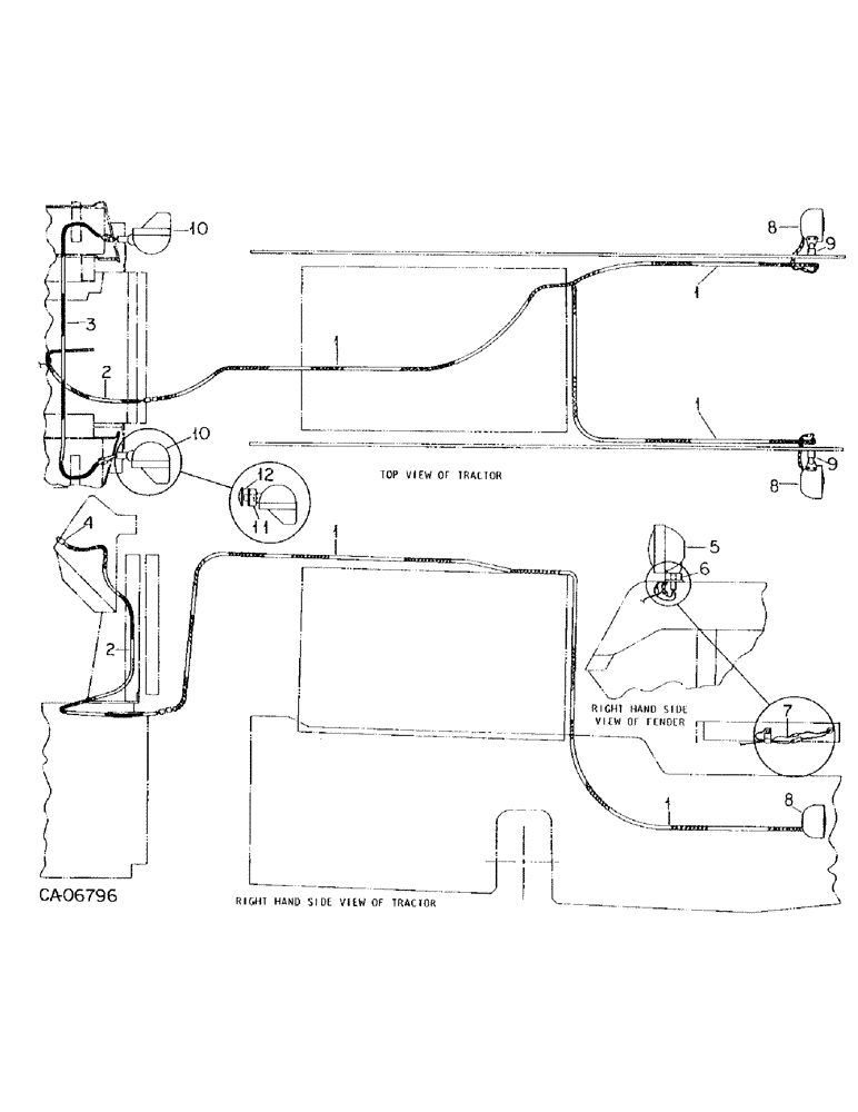 Схема запчастей Case IH 3788 - (08-12) - ELECTRICAL, AUXILIARY LIGHTING (06) - ELECTRICAL