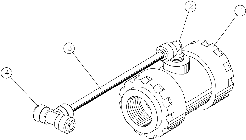 Схема запчастей Case IH 610 - (05-038) - NOZZLE STOP GROUP Liquid Plumbing