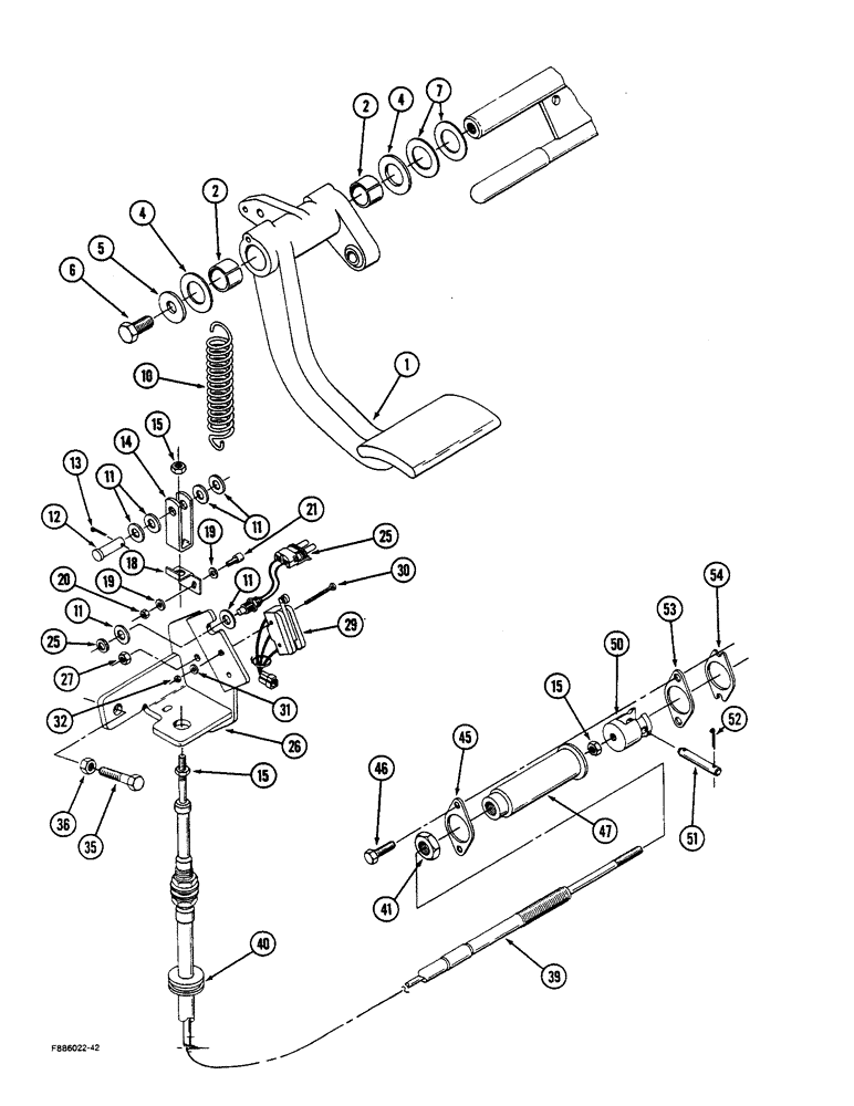 Схема запчастей Case IH STEIGER - (6-44) - CLUTCH CONTROL, TRANSMISSION (06) - POWER TRAIN