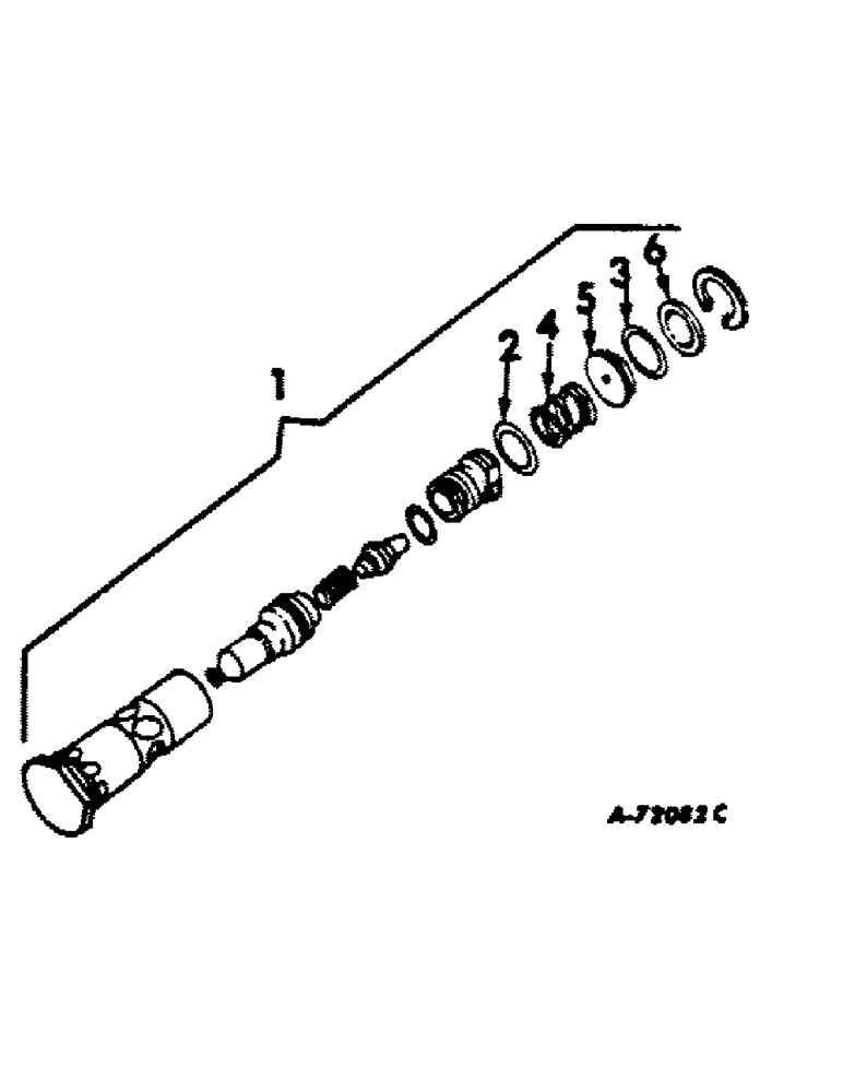 Схема запчастей Case IH 756 - (F-13) - HYDRAULICS SYSTEM, PILOT RELIEF VALVE (07) - HYDRAULIC SYSTEM