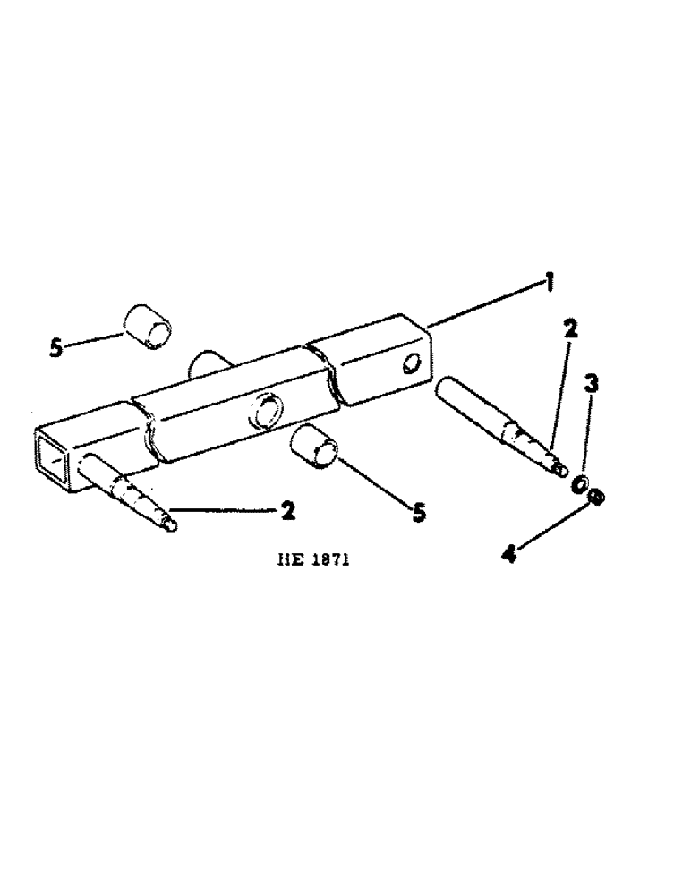 Схема запчастей Case IH 580 - (B-22) - TANDEM WHEEL AXLE (00) - COMPLETE MACHINE