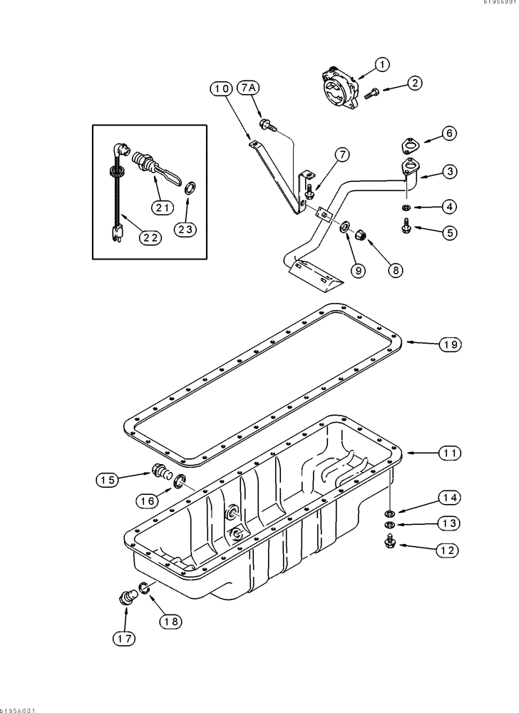 Схема запчастей Case IH 2155 - (2-26) - OIL PUMP, OIL PAN AND HEATER, 6TA-830 ENGINE, PRIOR TO COTTON PICKER P.I.N. JJC0156230 (01) - ENGINE