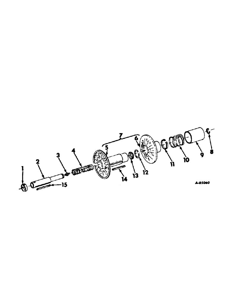 Схема запчастей Case IH 15 - (B-12) - VARIABLE DRIVEN PULLEY, FOR 27, 37, 46, 46, 420, 425, 430, 435, 440 AND 445 BALERS 