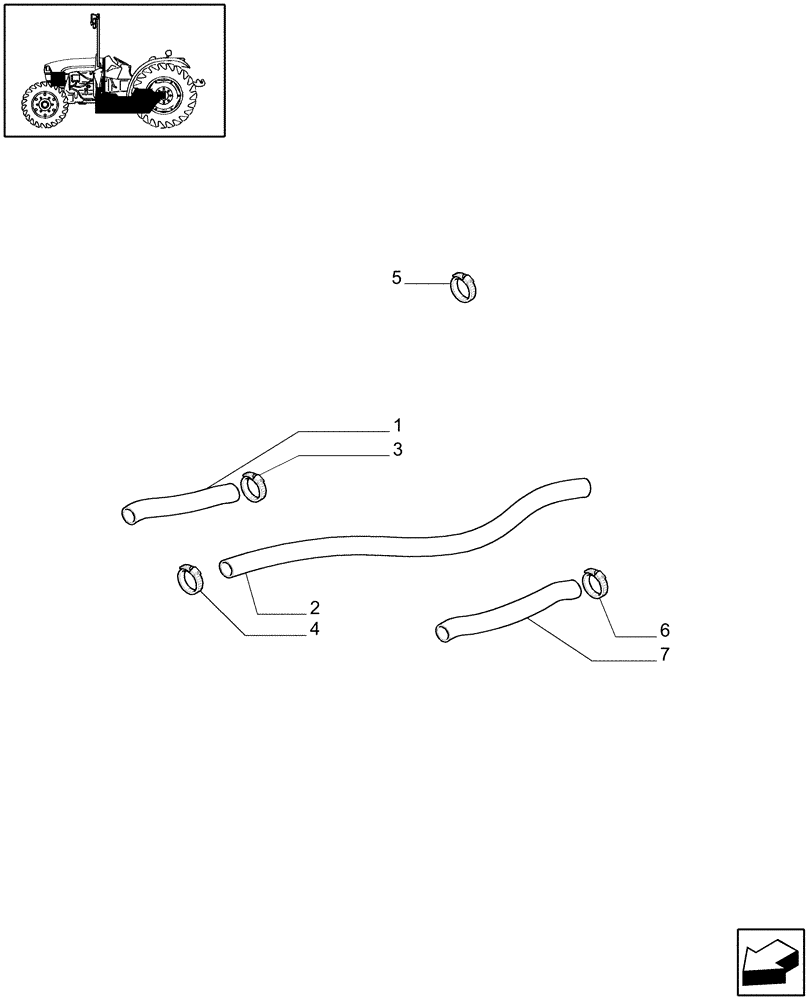 Схема запчастей Case IH JX1070C - (1.14.6) - FUEL PIPES (02) - ENGINE EQUIPMENT