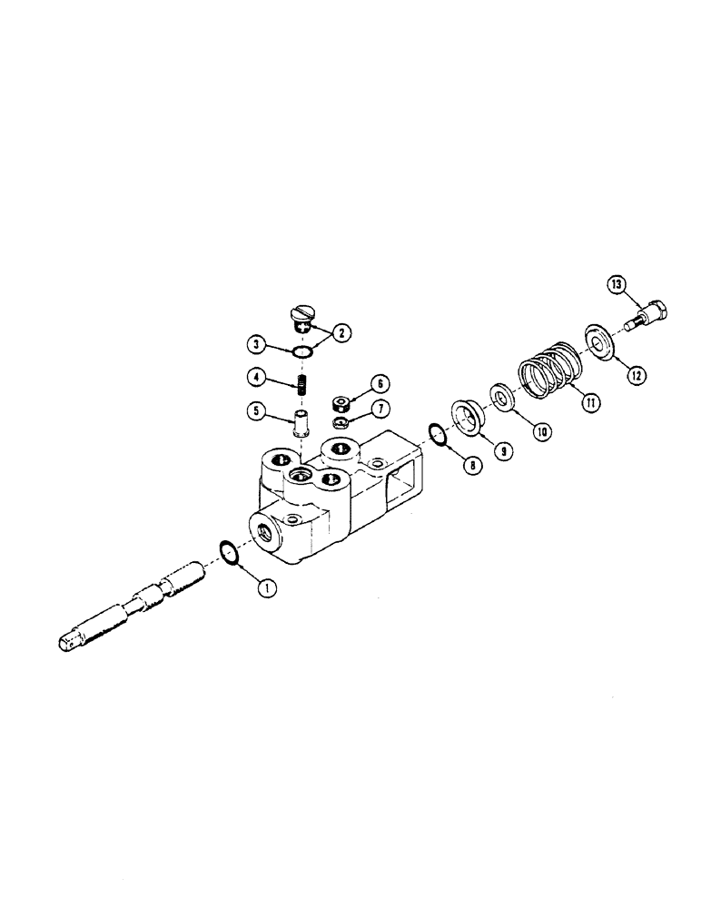 Схема запчастей Case IH 1255 - (096) - FH842369 CONTROL VALVE (35) - HYDRAULIC SYSTEMS