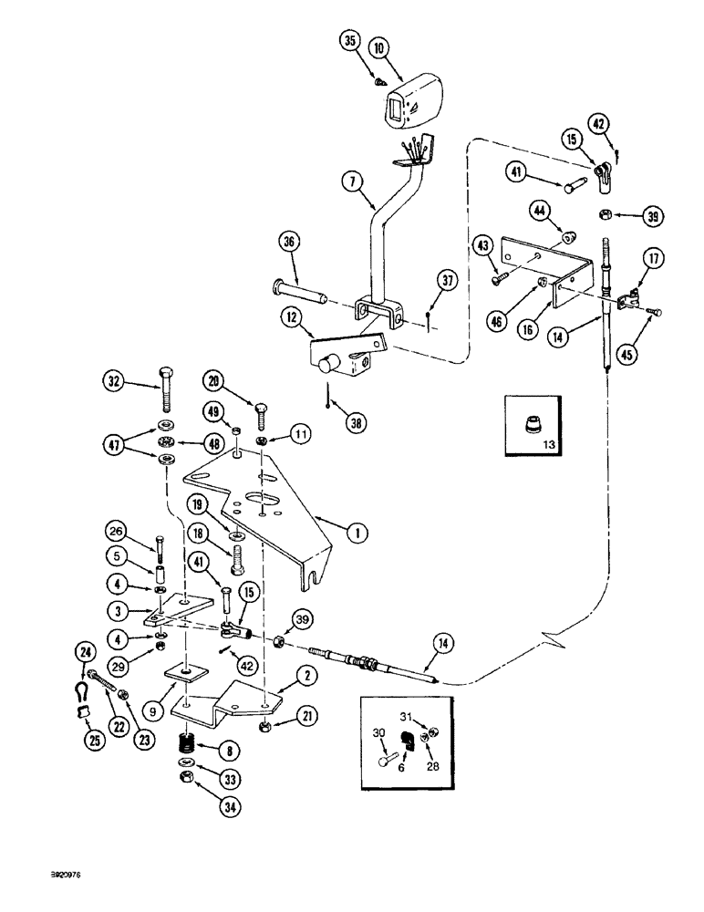 Схема запчастей Case IH 1800 - (6-16) - PROPULSION CONTROLS (03) - POWER TRAIN