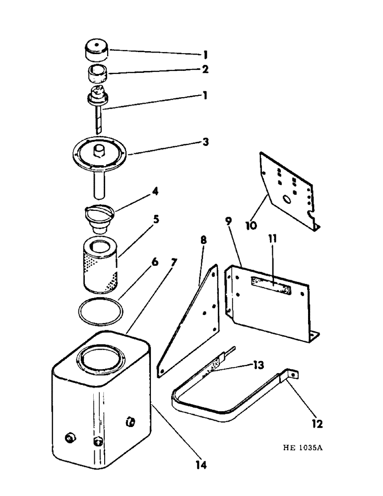 Схема запчастей Case IH 375 - (F-19) - HYDRAULIC SYSTEM, HYDRAULIC OIL RESERVOIR AND MOUNTING (07) - HYDRAULIC SYSTEM