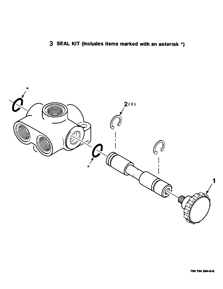 Схема запчастей Case IH 8455 - (8-12) - HYDRAULIC SHUTOFF VALVE ASSEMBLY (TAILGATE), (700704264 (07) - HYDRAULICS