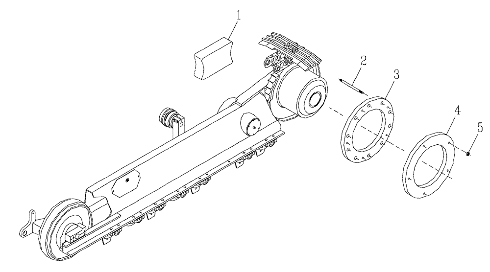 Схема запчастей Case IH 7700 - (A10[08]) - STABILITY KIT,  7700 Mainframe & Functioning Components