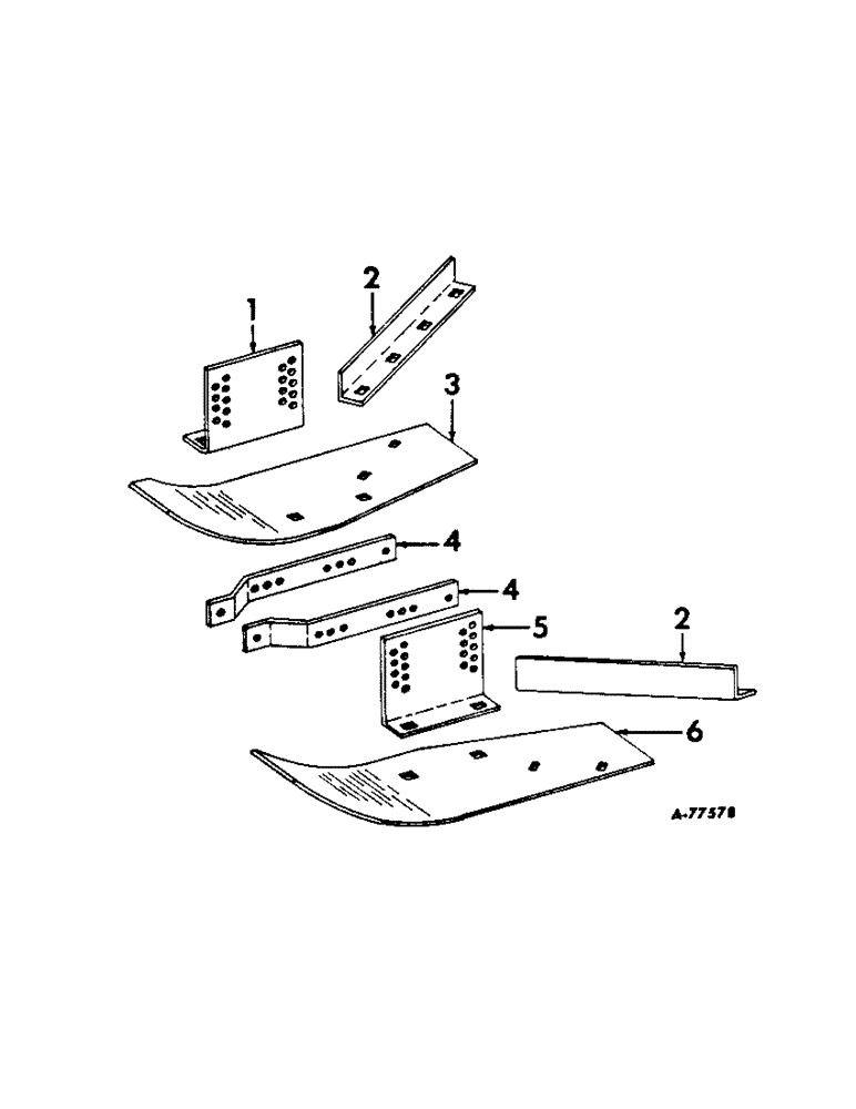 Схема запчастей Case IH 188 - (C-26[A]) - GAUGE SHOE ATTACHMENT, 15 INCHES WIDE, 1964 AND SINCE 