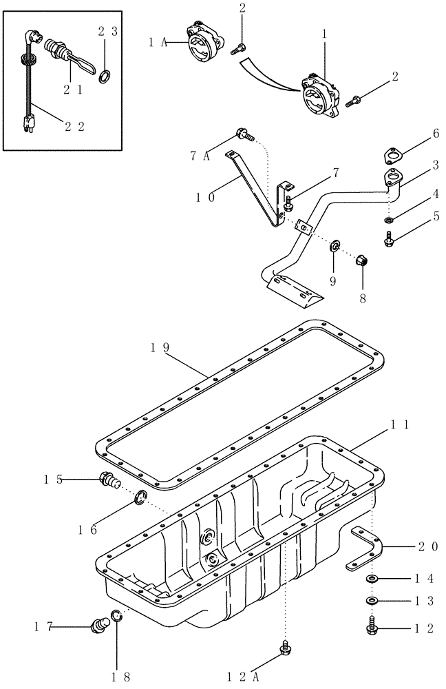 Схема запчастей Case IH 2388 - (02-37) - OIL PUMP, PAN - OIL PAN HEATER KIT (01) - ENGINE