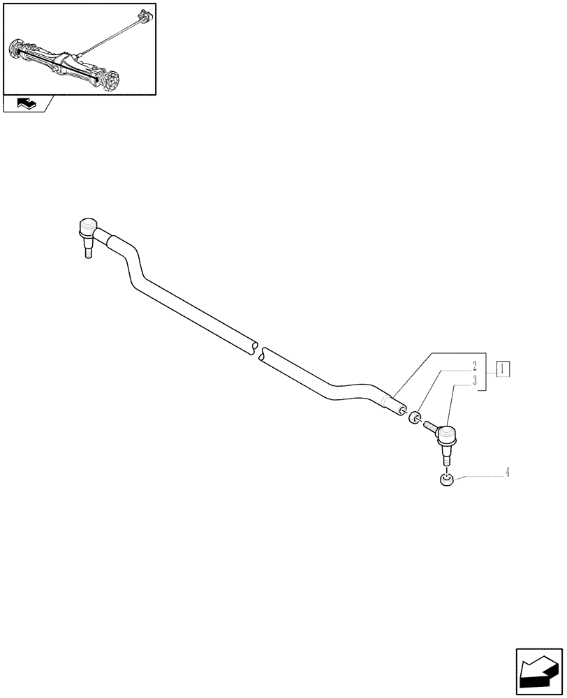 Схема запчастей Case IH PUMA 140 - (1.40. 2/04) - (CL.4) FRONT AXLE W/MULTI-PLATE DIFF. LOCK & STRG SENSOR - LINK (VAR.330408) (04) - FRONT AXLE & STEERING