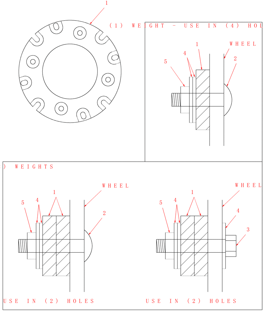 Схема запчастей Case IH FARMALL 31 - (11.03) - REAR WHEEL WEIGHTS, 105 LBS., AG ONLY - 710470026 (11) - WHEELS/TRACKS