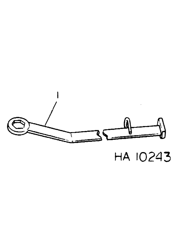 Схема запчастей Case IH SINGLE - (A-40[1]) - HEADER CONTROL PEDAL 