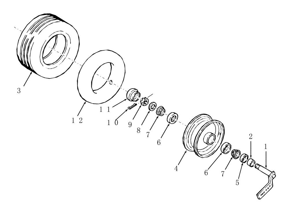 Схема запчастей Case IH RBX441 - (008) - PICKUP WHEEL, RH, STANDARD (60) - PRODUCT FEEDING