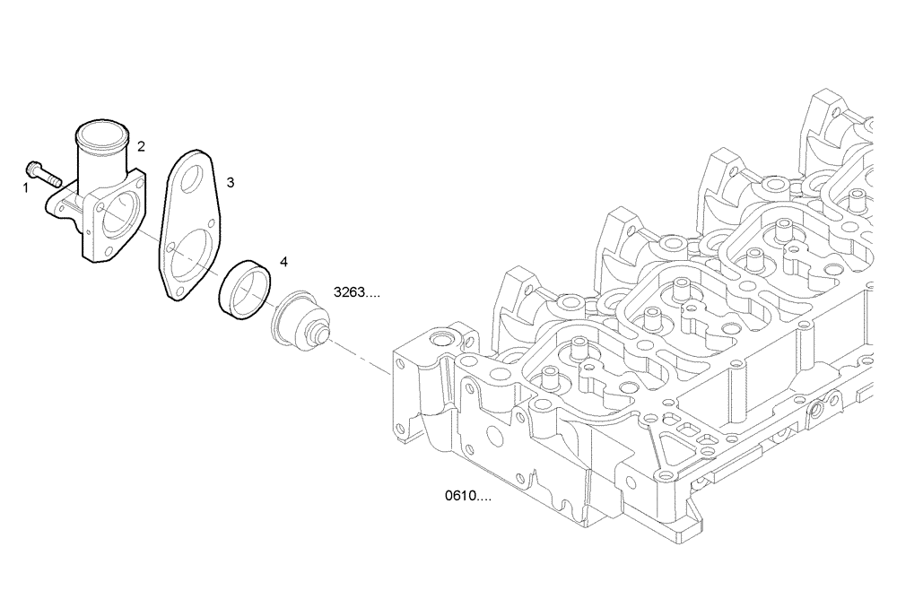 Схема запчастей Case IH F4GE0684C D600 - (3260.041) - TEMPERATURE REGULATOR [FROM 10-03] 