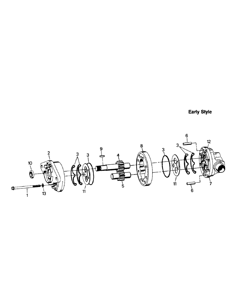 Схема запчастей Case IH PTA270 - (08-16) - PT 225, PT 250, PT 270 & PT 270 HYDRAULIC PUMP (07) - HYDRAULICS