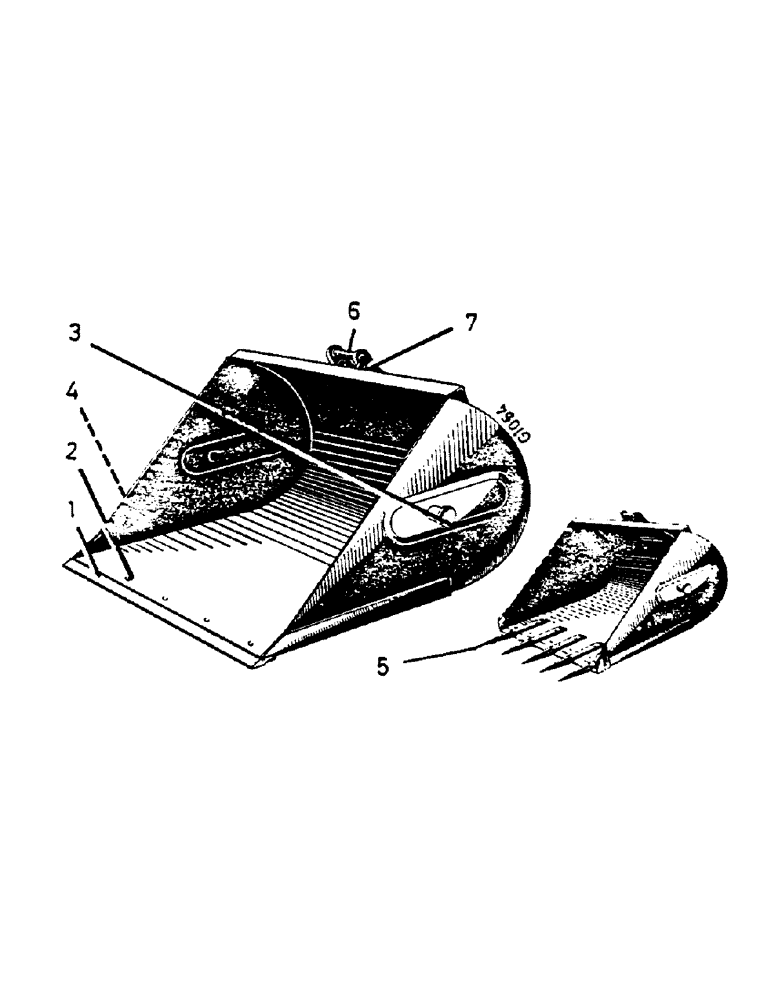 Схема запчастей Case IH 553 - (335) - EARTH-SCOOP (88) - ACCESSORIES