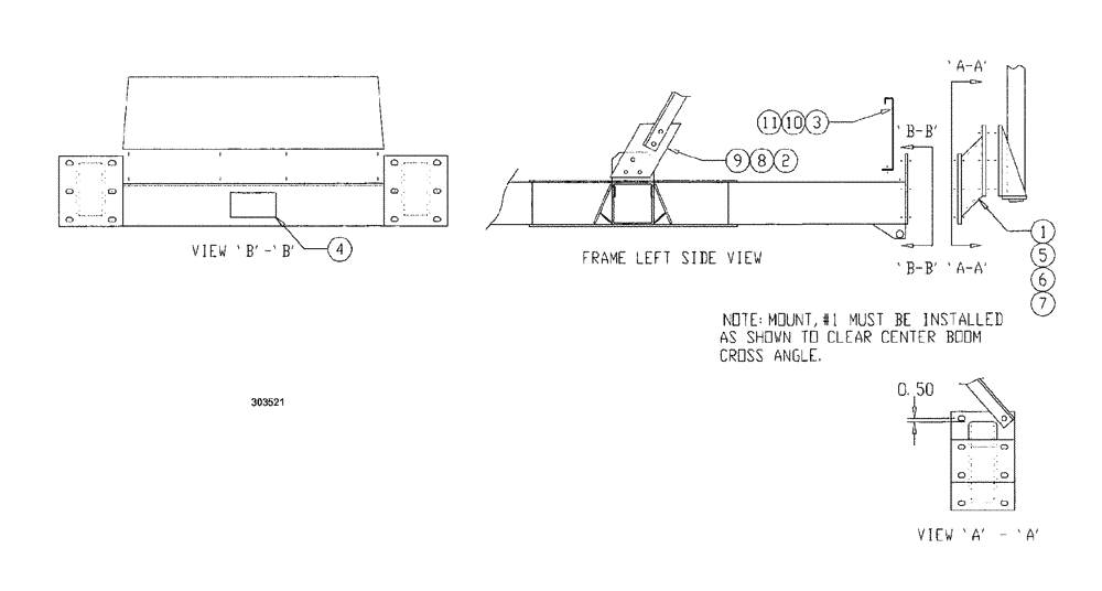 Схема запчастей Case IH SPX3185 - (263) - OPTIONS, 4" BOOM RAISE PACKAGE (88) - ACCESSORIES