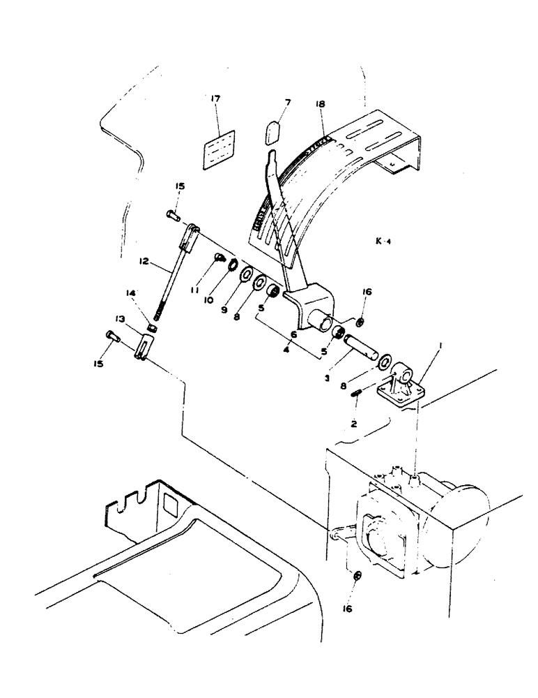 Схема запчастей Case IH 784 - (07-54) - DRIVE TRAIN, LEVER CONTROL, ALL WHEEL DRIVE, KIMCO AXLE (04) - Drive Train