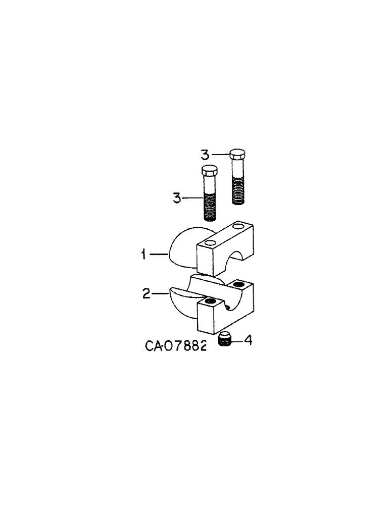 Схема запчастей Case IH 5088 - (09-05) - FRAME, THREE POINT HITCH SPLIT COUPLER BALL (12) - FRAME