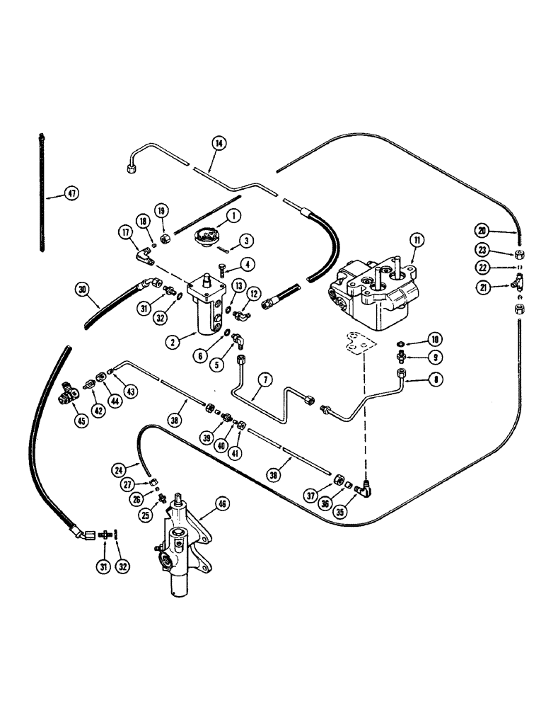 Схема запчастей Case IH 2590 - (7-238) - DIFFERENTIAL LOCK MECHANISM, TRANSMISSION SERIAL NUMBER 10204107 AND AFTER (07) - BRAKES