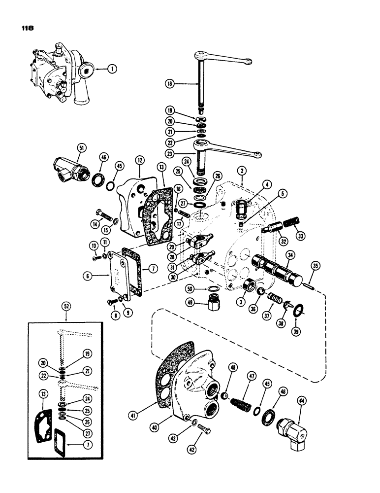 Схема запчастей Case IH 930-SERIES - (118) - A23384 HYDRAULIC PUMP (08) - HYDRAULICS