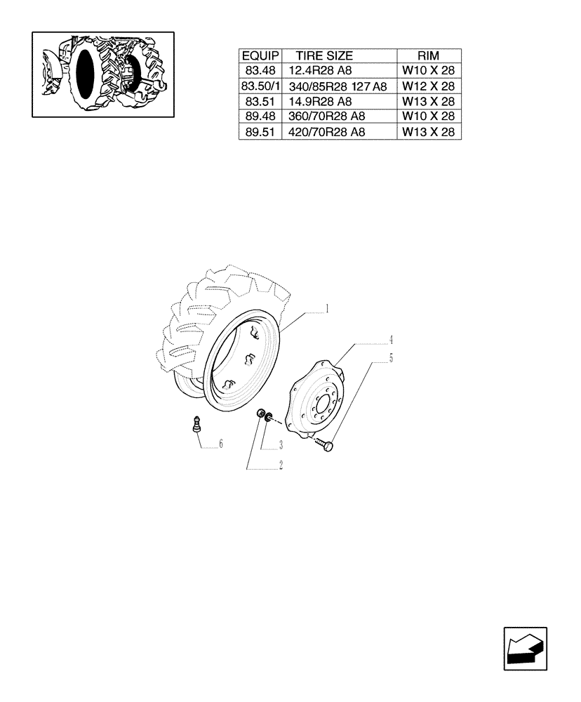 Схема запчастей Case IH JX1095N - (83.00[03]) - DRIVE WHEELS (11) - WHEELS/TRACKS