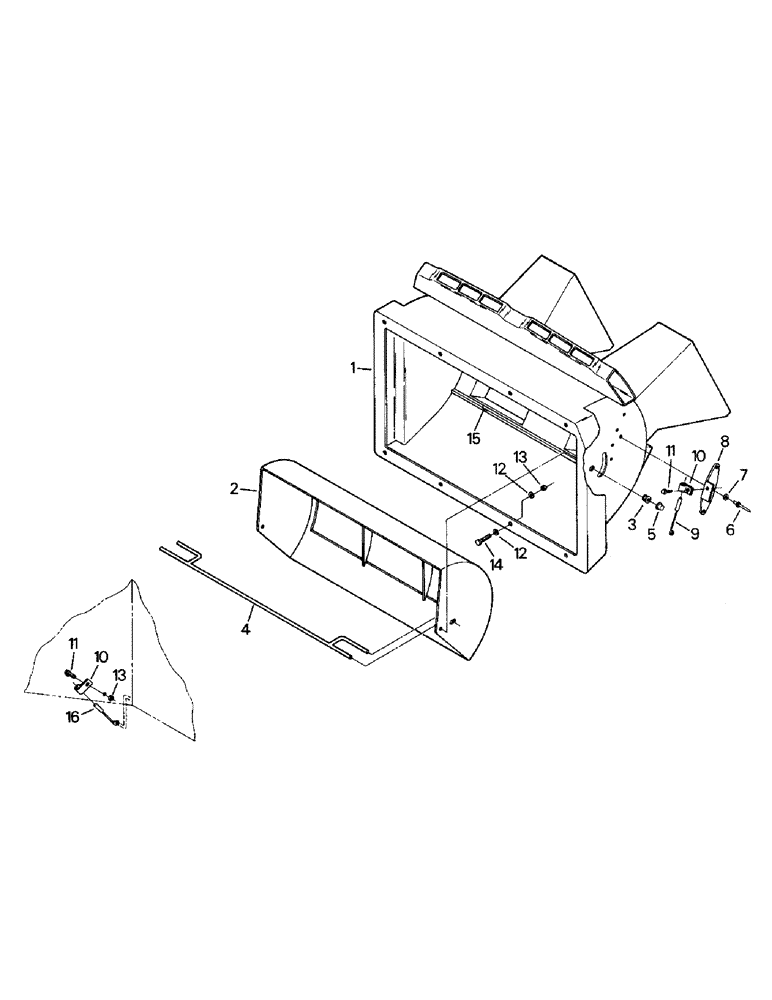 Схема запчастей Case IH CR-1225 - (03-05) - A/C AND HEATER PLENUM (03) - Climate Control