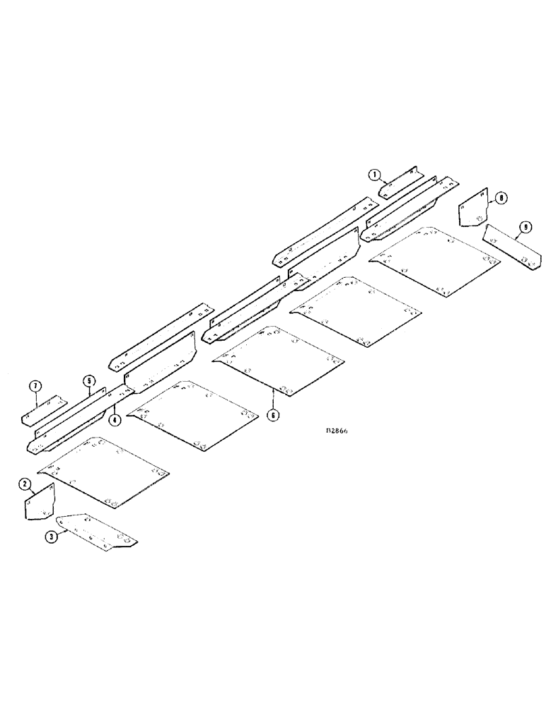 Схема запчастей Case IH 306 - (32) - FILLER SHEETS AND SPACERS (58) - ATTACHMENTS/HEADERS