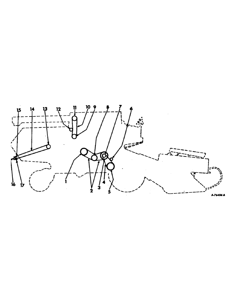 Схема запчастей Case IH 915 - (20) - PULLEY AND BELT DIAGRAM, RIGHT SIDE (00) - GENERAL