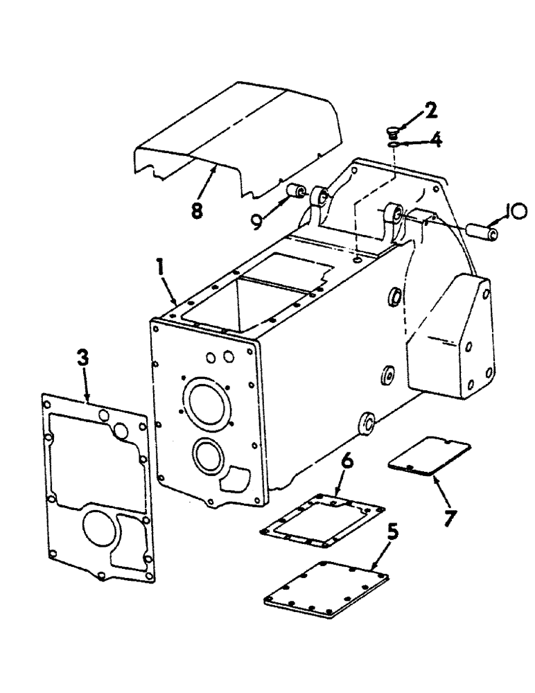 Схема запчастей Case IH 474 - (07-19) - CLUTCH HOUSING AND CONNECTIONS (04) - Drive Train