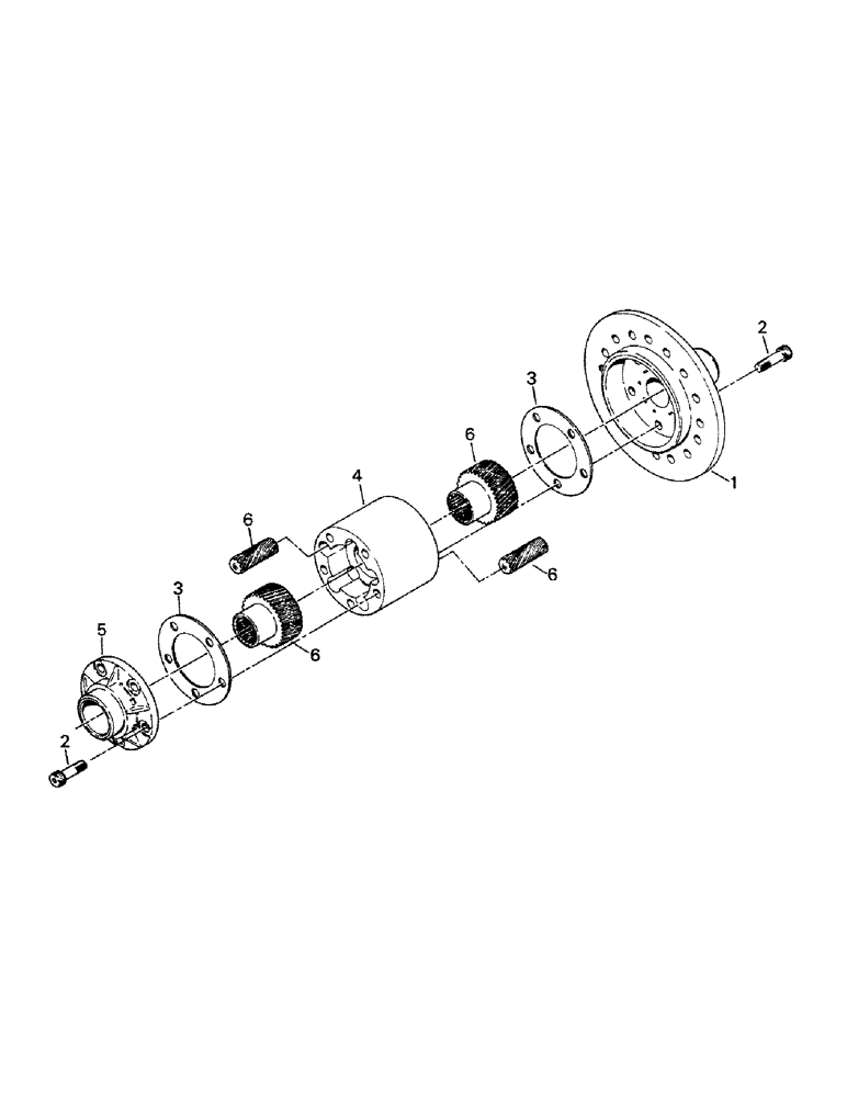 Схема запчастей Case IH KP-1325 - (04-60) - TRUE-TRAC NO SPIN AXLE AND DIFFERENTIAL (04) - Drive Train