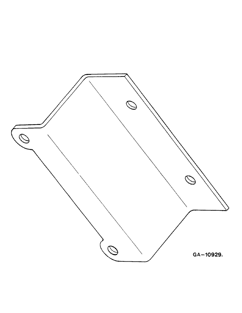 Схема запчастей Case IH D-246 - (16-04) - FLUID STARTING BRACKET 