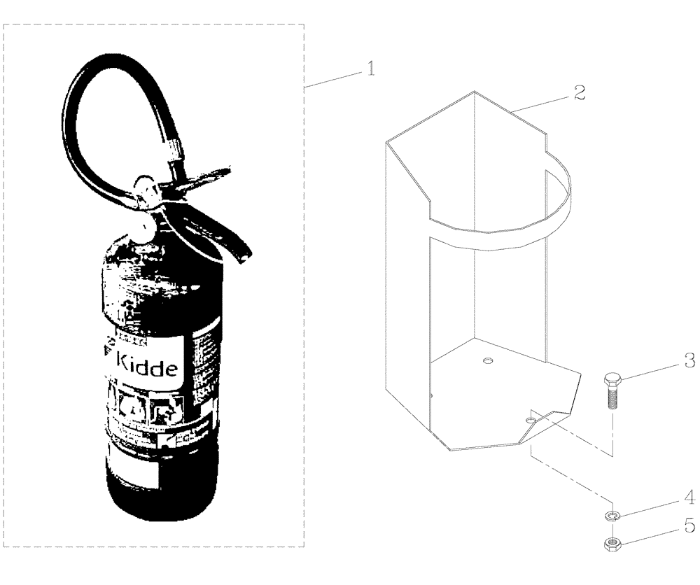 Схема запчастей Case IH A7000 - (A11.16[01]) - Fire Extinguisher (10) - CAB & AIR CONDITIONING