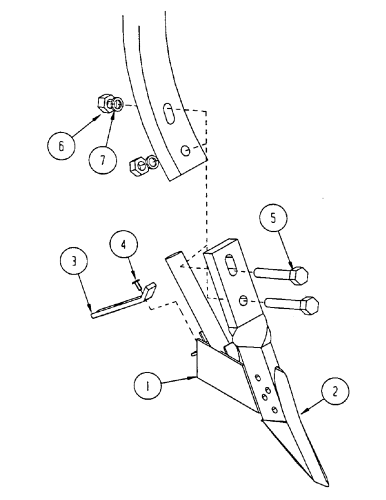 Схема запчастей Case IH ATX - (10-24) - STANDARD ANDERSON OPENER, SINGLE SHOOT BEFORE 06/2003 (09) - CHASSIS/ATTACHMENTS