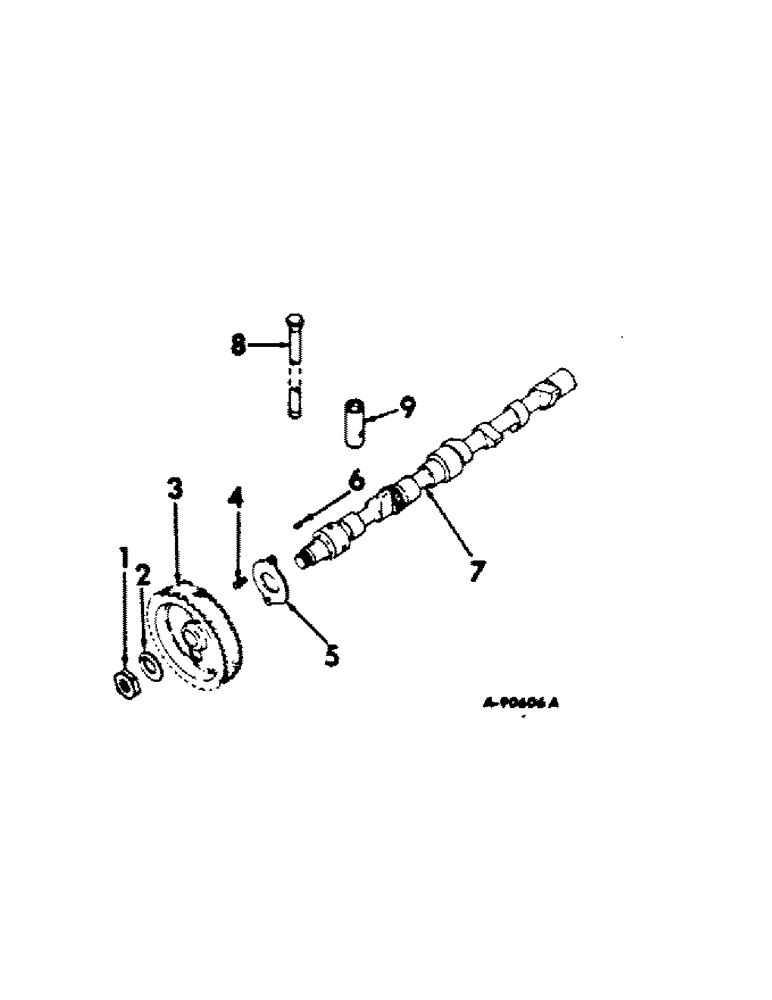 Схема запчастей Case IH C-175 - (F-05) - CAMSHAFT, CAMSHAFT GEAR AND RELATED PARTS 