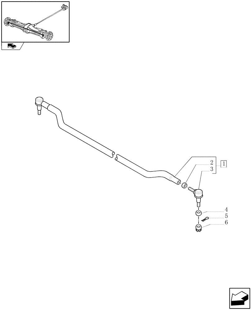 Схема запчастей Case IH PUMA 155 - (1.40. 1/04) - (CL.4) FRONT AXLE W/MULTI-PLATE DIFF. LOCK, ST. SENSOR AND BRAKES - LINK (04) - FRONT AXLE & STEERING